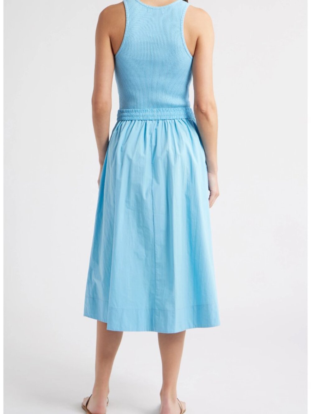 Sadelle Mixed Media Midi Dress - Picture 2 of 4